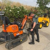 Recuperan en la provincia de Burgos maquinaria de obra robada en Guadalajara