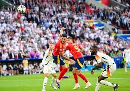 Gol de Mikel Merino frente a Alemania.