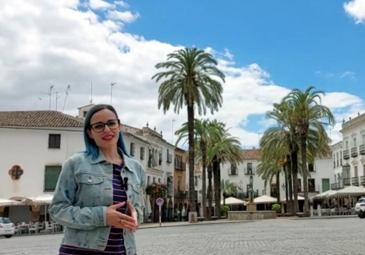 Elena Rodríguez en Zafra.