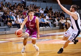 Jaume Lobo, en uno de sus partidos con el Lleida.