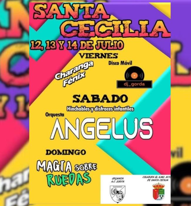 Cartel de fiestas de Santa Cecilia 2024.