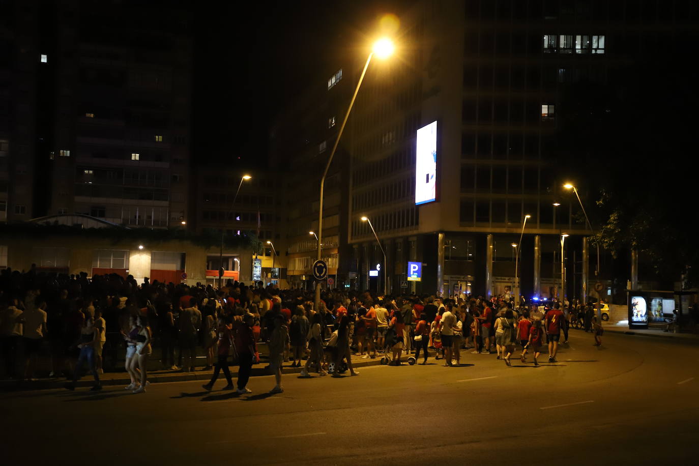 La celebración burgalesa de la victoria de España en la Eurocopa, en imágenes