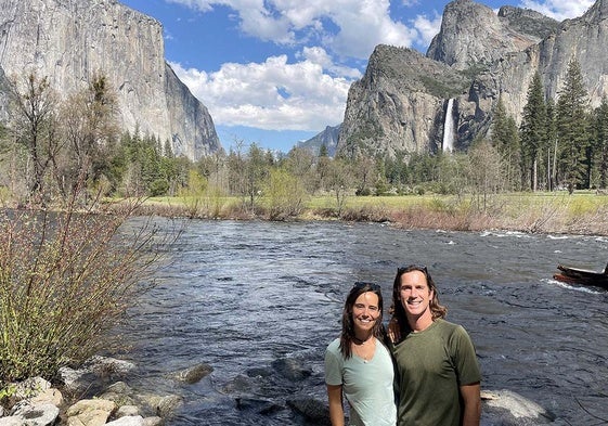 Scheherezade y Carlos en el Parque Nacional de Yosemite (EEUU)