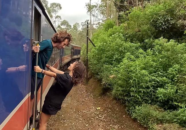 Tren en Sri Lanka.