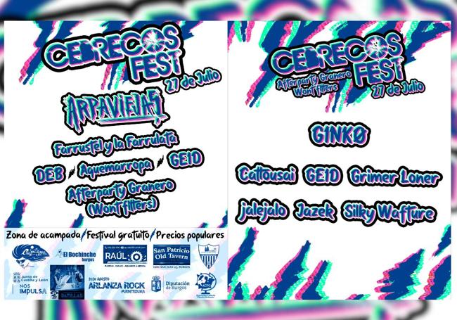 Cartel del Cebrecos Fest 2024.