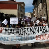 Vecinos de Tobalina vuelven a protestar contra la gran planta solar