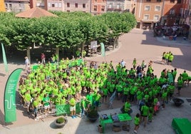 Participantes de la marcha.