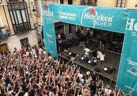 Imagen de archivo de un concierto en la Plaza del Trigo.