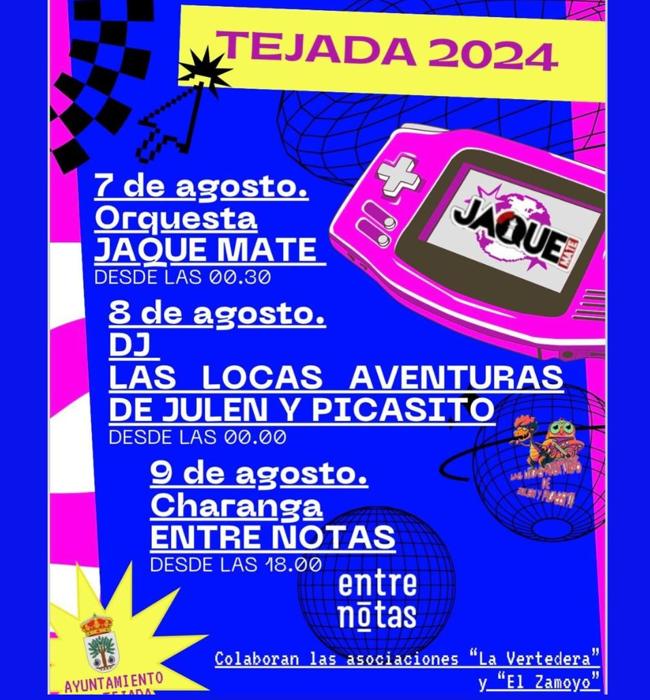 Cartel de fiestas de Tejada 2024.