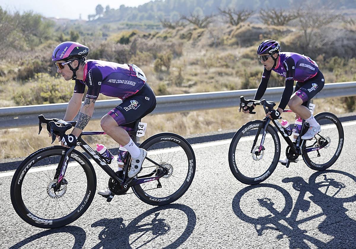 Antonio Angulo y José Manuel Díaz, dos de los ciclistas que correrán en Limousin.
