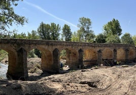 Puente de Moneo, en Medina de Pomar, Burgos.