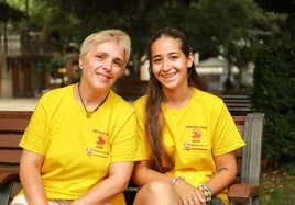 Mónica y Leire, dos de las componentes de Salvamento Animal Burgos.