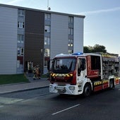 Susto en el barrio San Cristóbal de Burgos por el incendio en un bajo