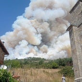 Frenan el avance de las llamas en Monterrubio de La Demanda