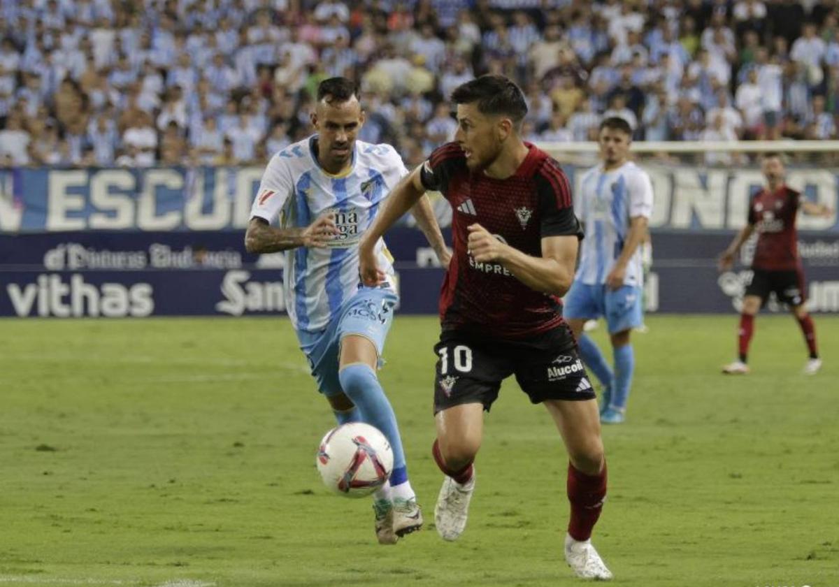 Imagen del encuentro Málaga CF - CD Mirandés.