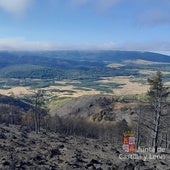 Dan por controlado el incendio de Monterrubio casi tres días después