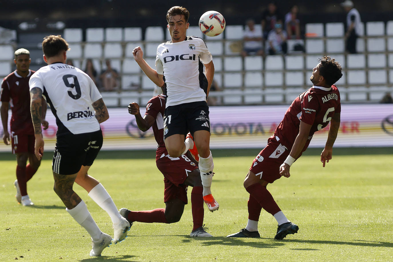 Así ha sido el partido del Burgos CF contra el CD Castellón