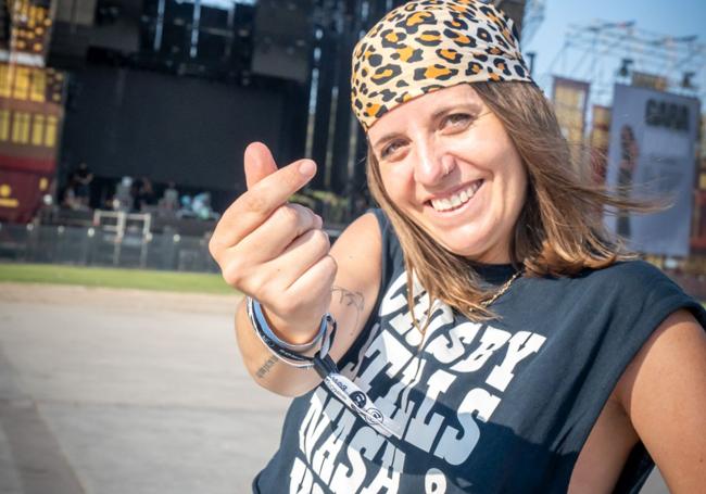 Ana Medina, influencer musical de Burgos en el Sonorama.