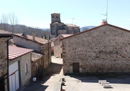 Imagen de archivo de un pequeño pueblo de Burgos.