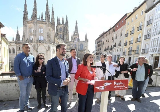 El PSOE este miércoles en Burgos.