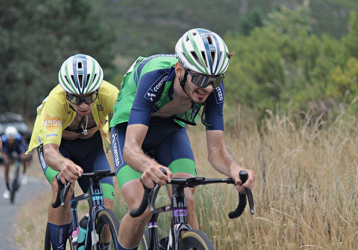 Marc Cabedo, ejerciendo de gregario en la Vuelta a Zamora.