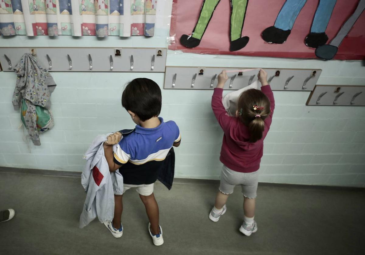 Los alumnos matriculados en Infantil ha vuelto a crecer este curso en Burgos.