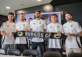 Presentación de los jugadores ante los medios de comunicación.