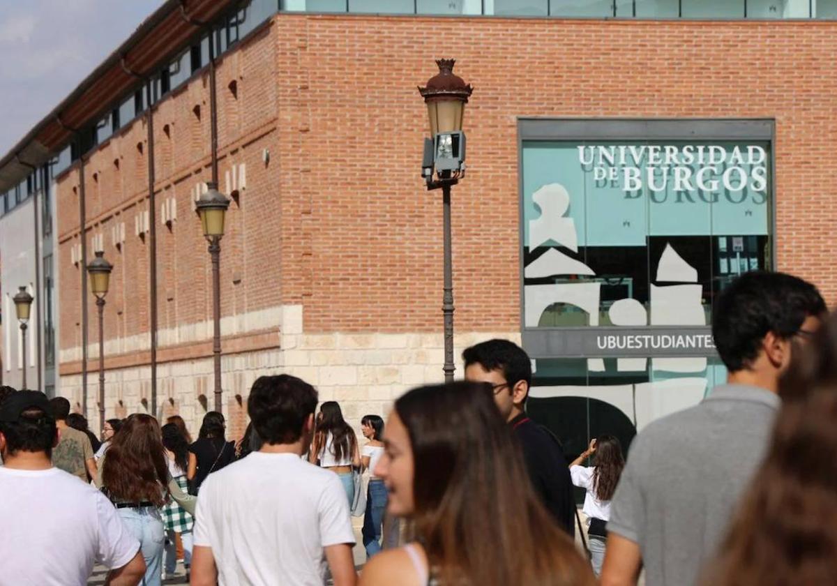 Estudiantes de la Universidad de Burgos.