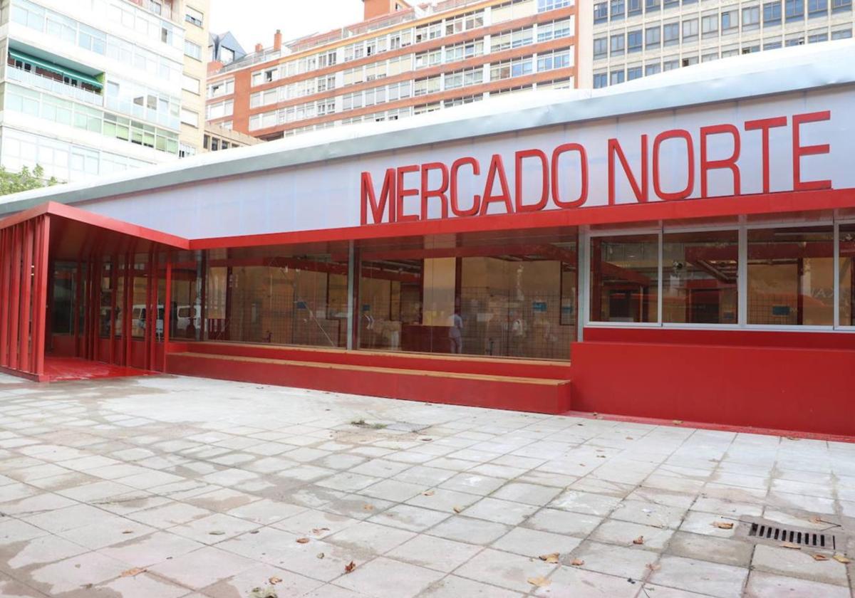 Mercado Norte provisional de Burgos.