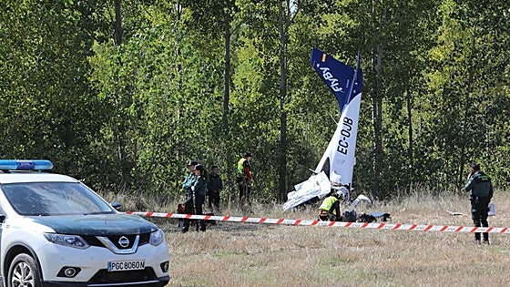 Muere una alumna de la escuela de pilotos de Burgos tras estrellarse con su avioneta