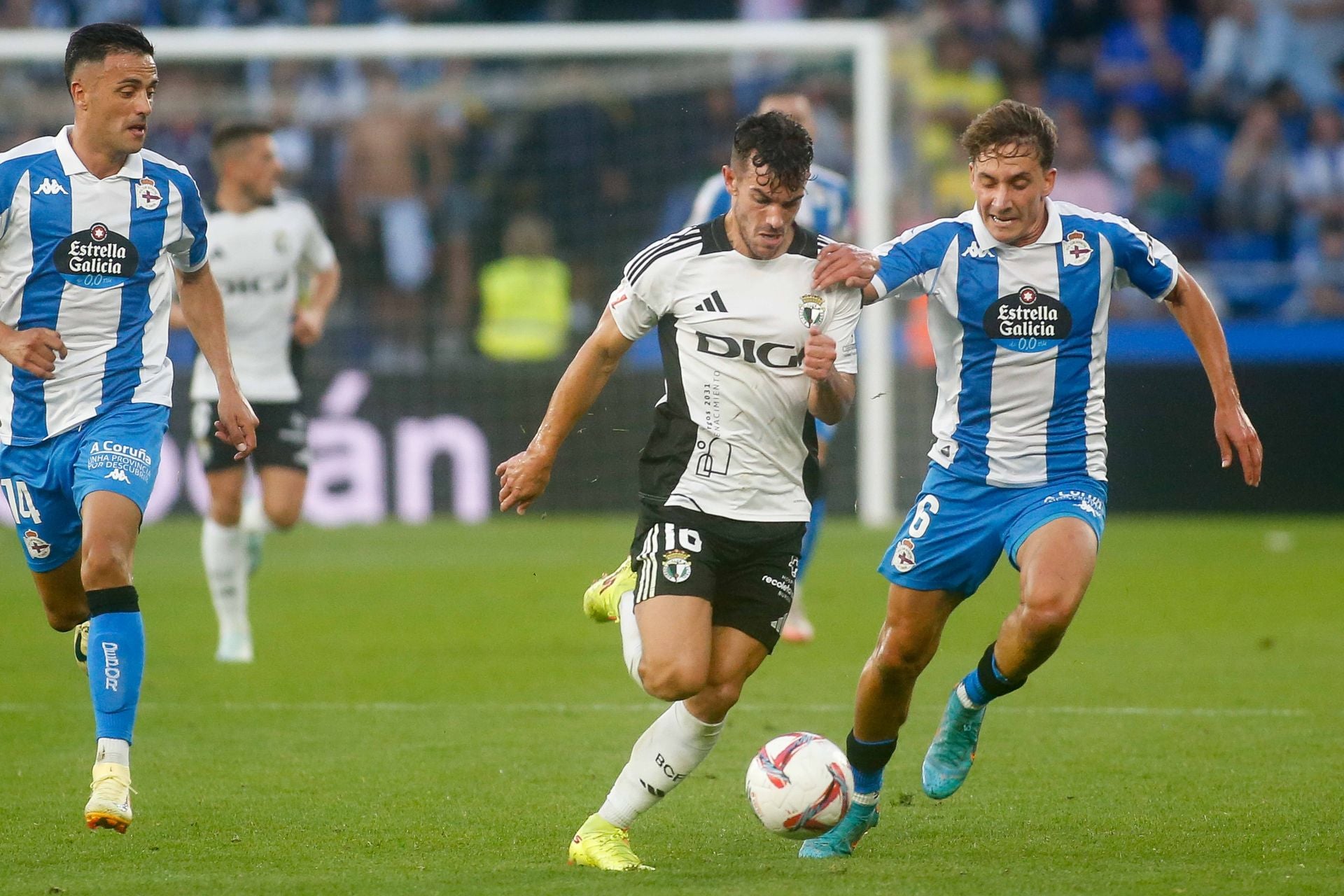 Así ha sido el partido en Riazor entre el Deportivo y el Burgos