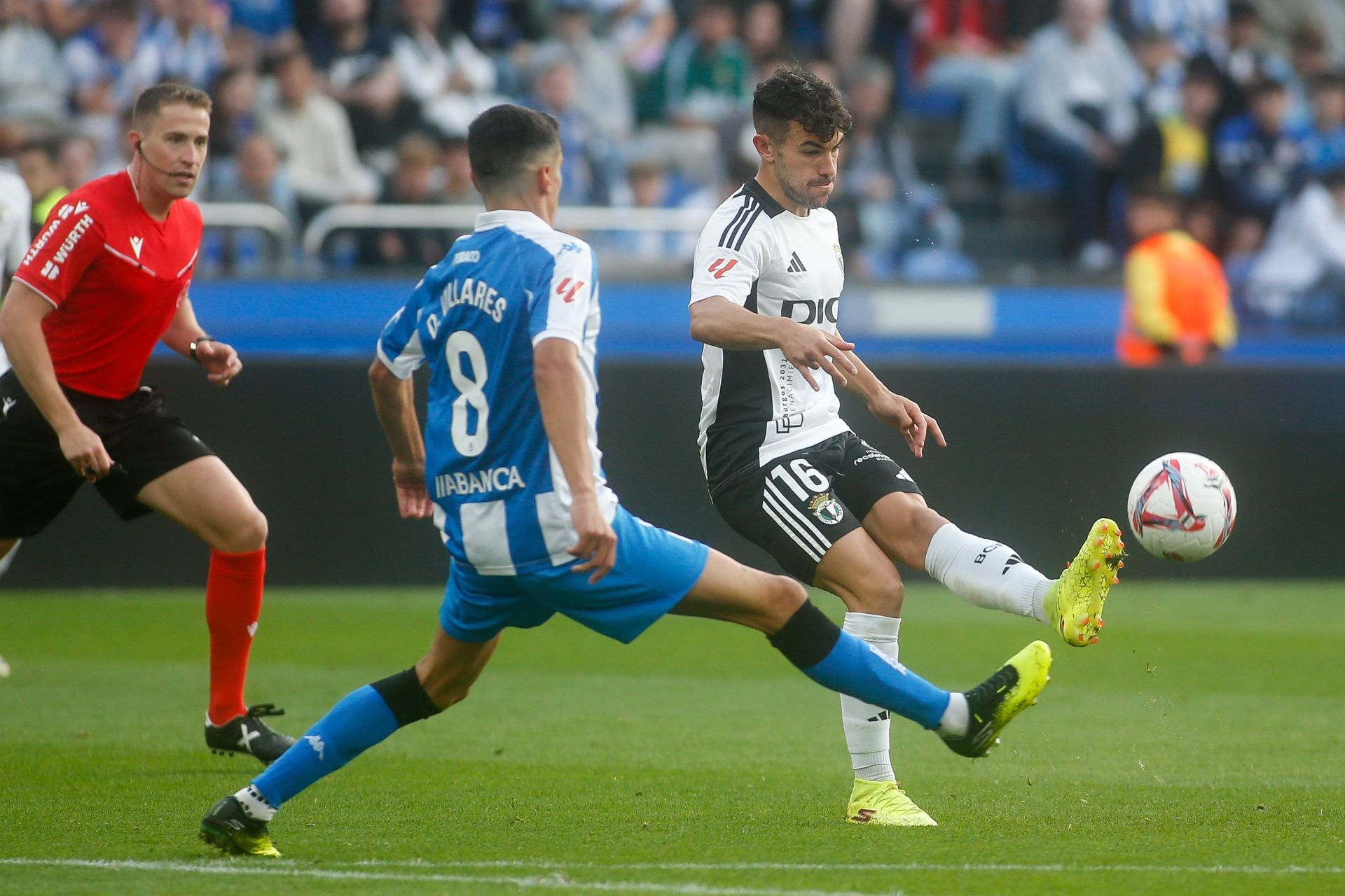 Así ha sido el partido en Riazor entre el Deportivo y el Burgos