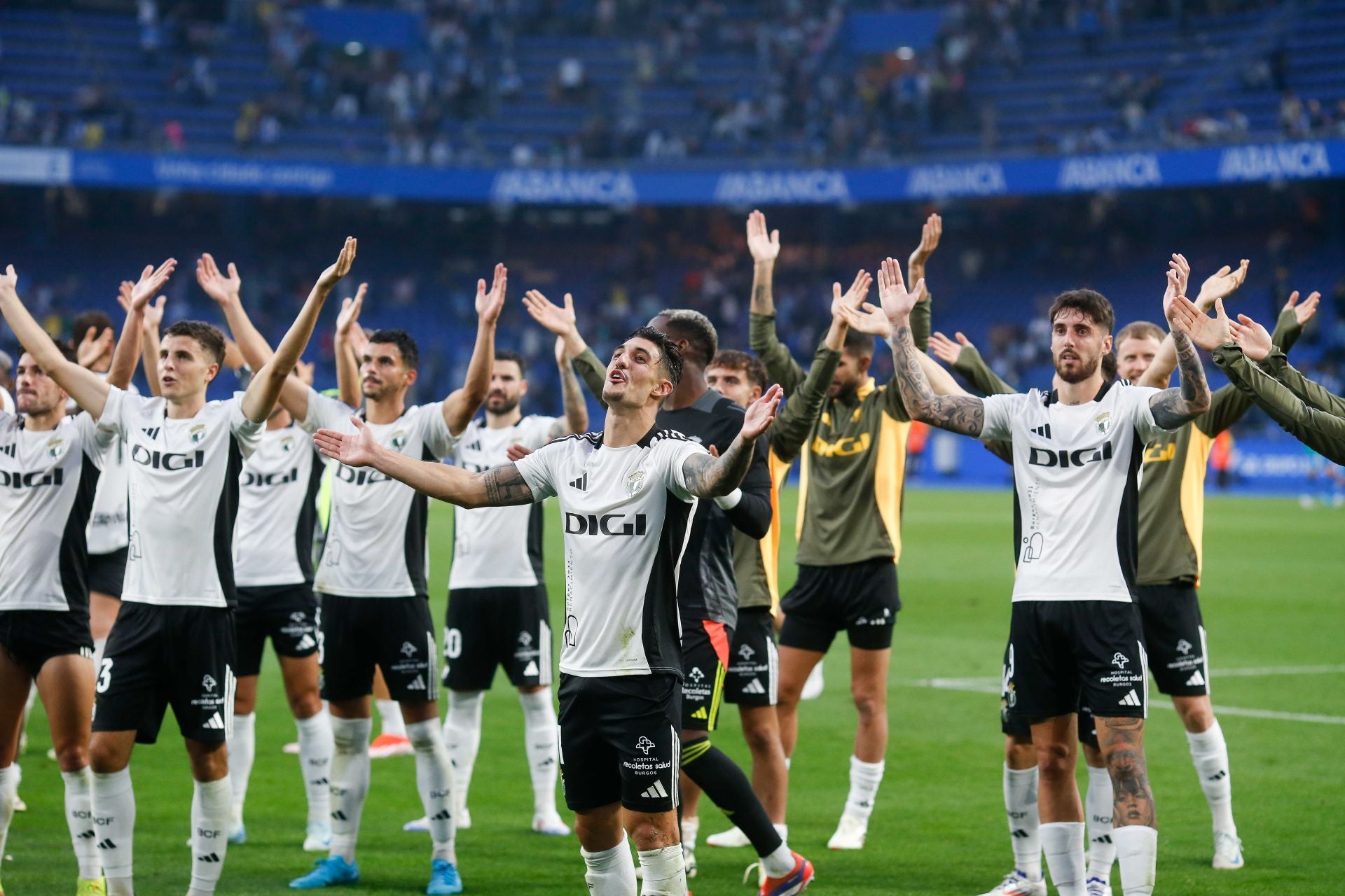 Así ha sido el partido en Riazor entre el Deportivo y el Burgos