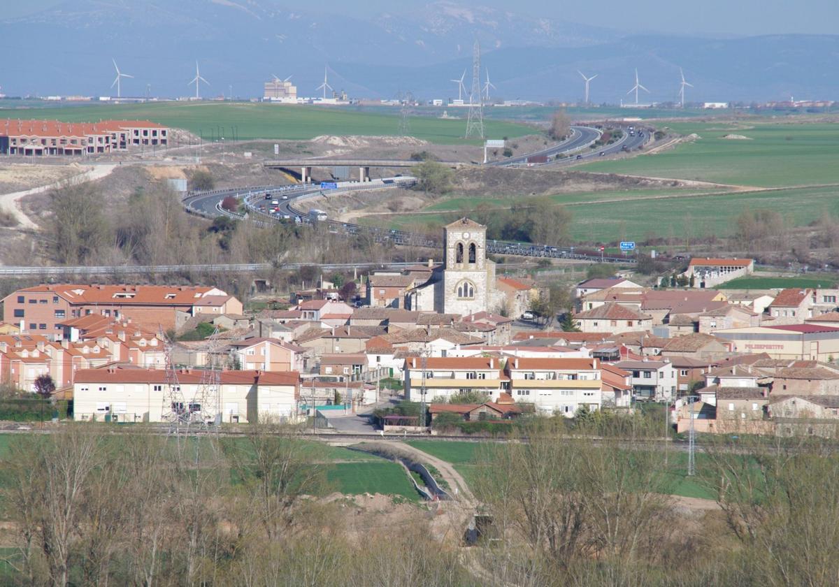 Vista de Buniel, en Burgos.