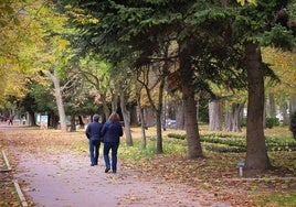 Imagen del parque de La Isla, uno de los 'pulmones' de Burgos capital.