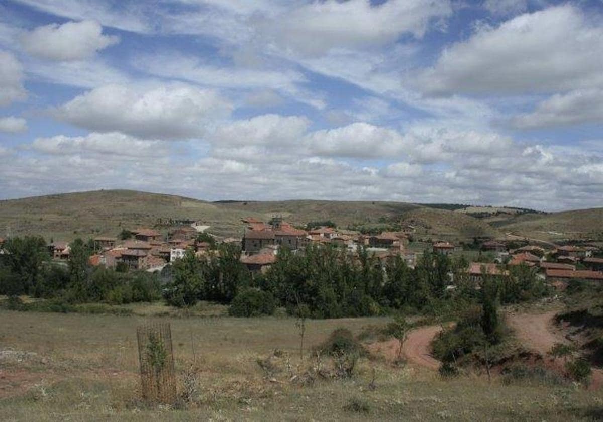 Vista de Santa Cruz de Juarros, en Burgos.