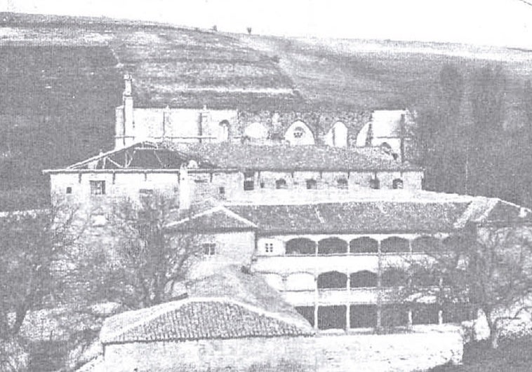 Imagen de los años 30 del monasterio, en la revista Estampa