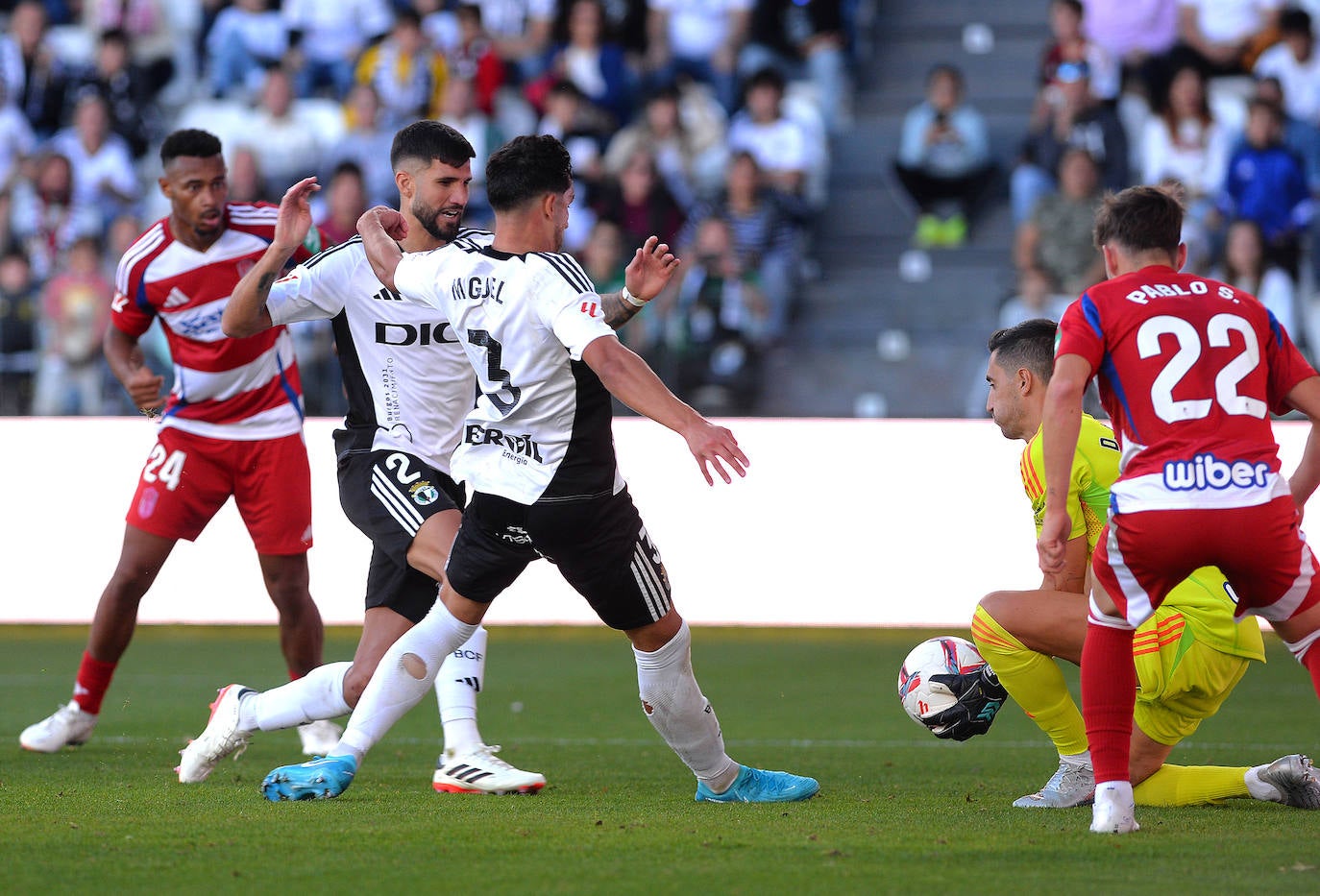 El Burgos CF - Granada CF, en imágenes