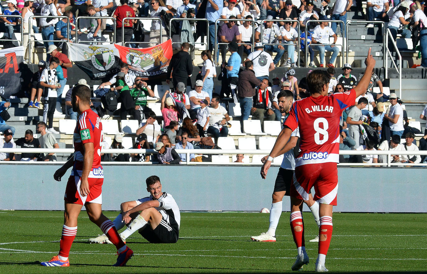 El Burgos CF - Granada CF, en imágenes