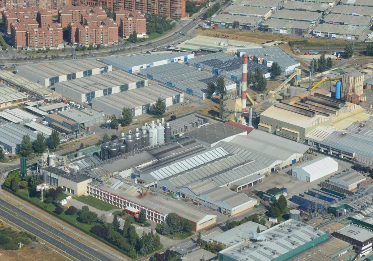 Imagen aérea del polígono industrial Burgos Este.