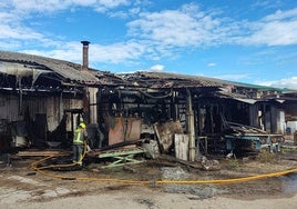 El incendio ha afectado especialmente a la zona del taller