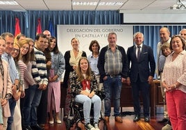 Marta Fernández, en la Delegación del Gobierno en Castilla y León.