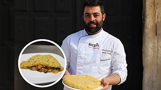 Cremosa y con «saborazo a Burgos», así es una de las mejores tortillas de patatas de España