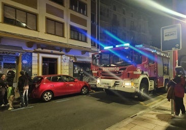 Un nuevo incendio sorprende en el centro de Miranda