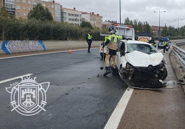 Imagen del accidente de la BU-11.