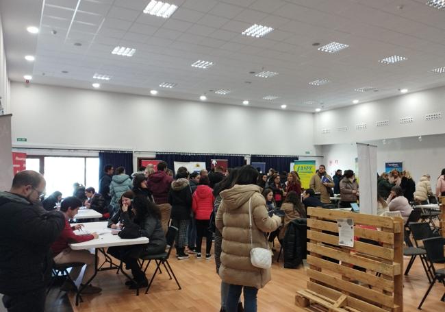 Stands de la II Feria del Empleo y Emprendimiento.