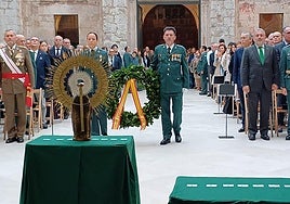 Acto de la Guardia Civil en el día de su Patrona, la Virgen del Pilar