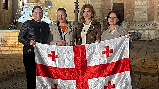 Una parte del corazón de Georgia impulsa su cultura en Burgos
