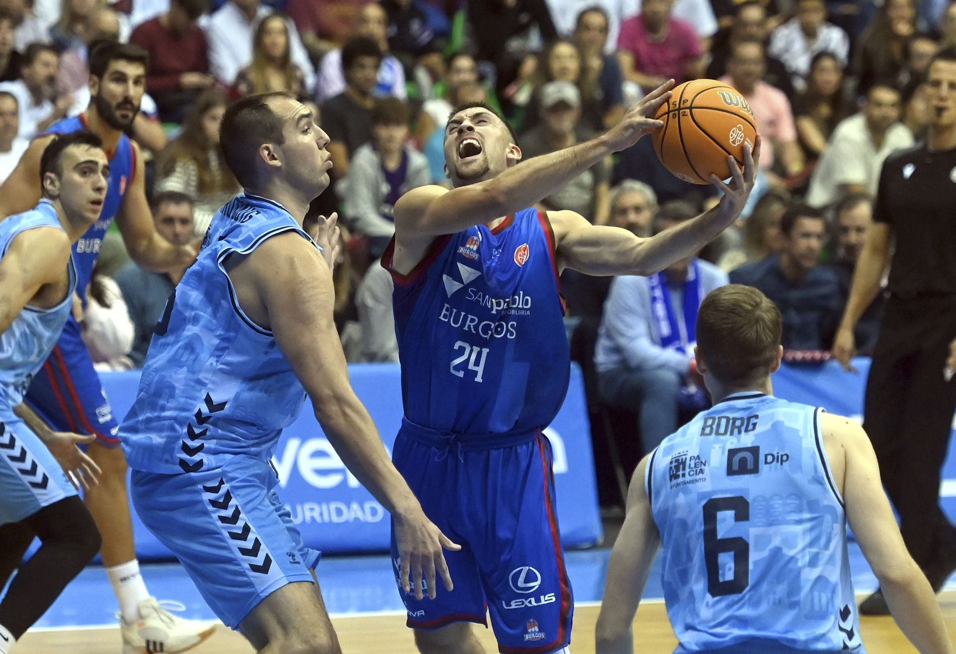 Así fue el partido entre San Pablo Burgos y Palencia