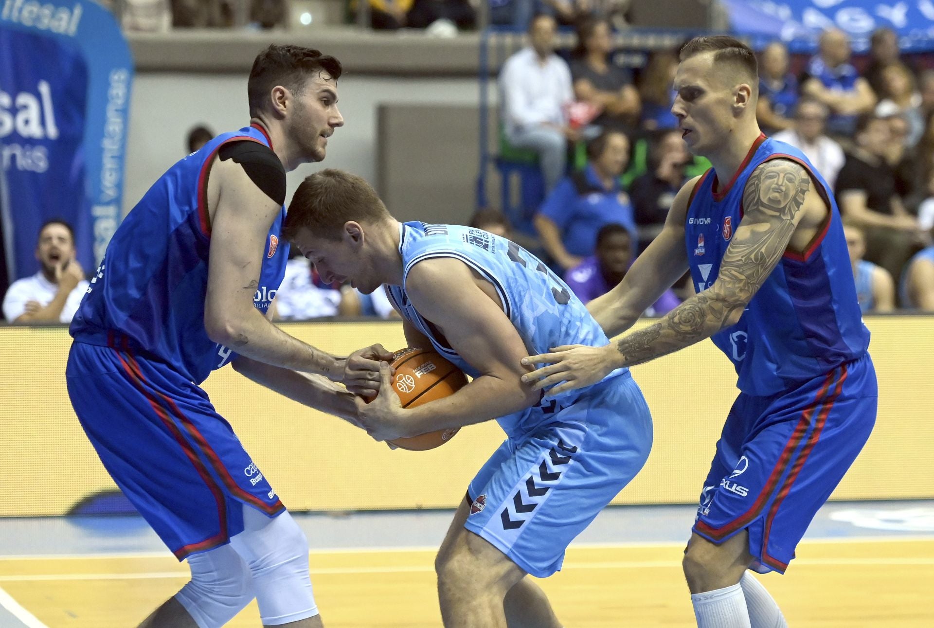 Así fue el partido entre San Pablo Burgos y Palencia